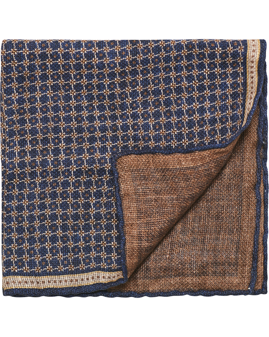Herr | Brunello Cucinelli Pocket Square Navy | Brunello Cucinelli | Pocket Square Navy