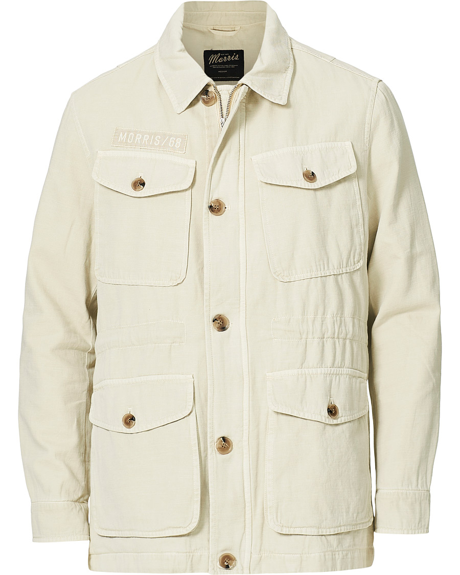 Herr | Jackor | Morris | Moorea Field Jacket Off White