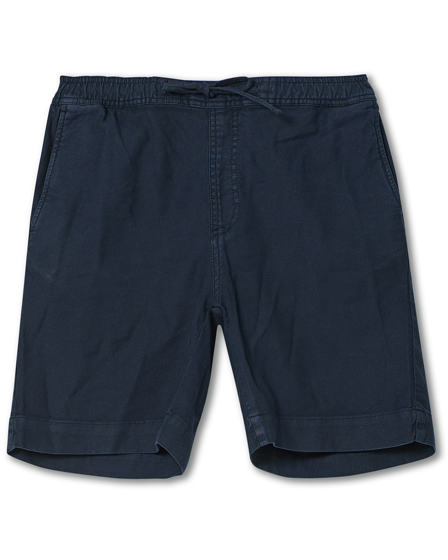 Herr | Shorts | Morris | Winward Linen Drawstring Shorts Blue