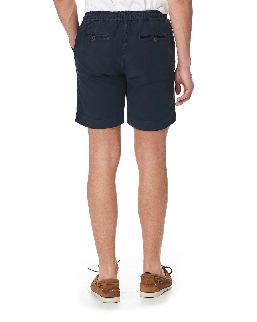 Herr | Shorts | Morris | Winward Linen Drawstring Shorts Blue