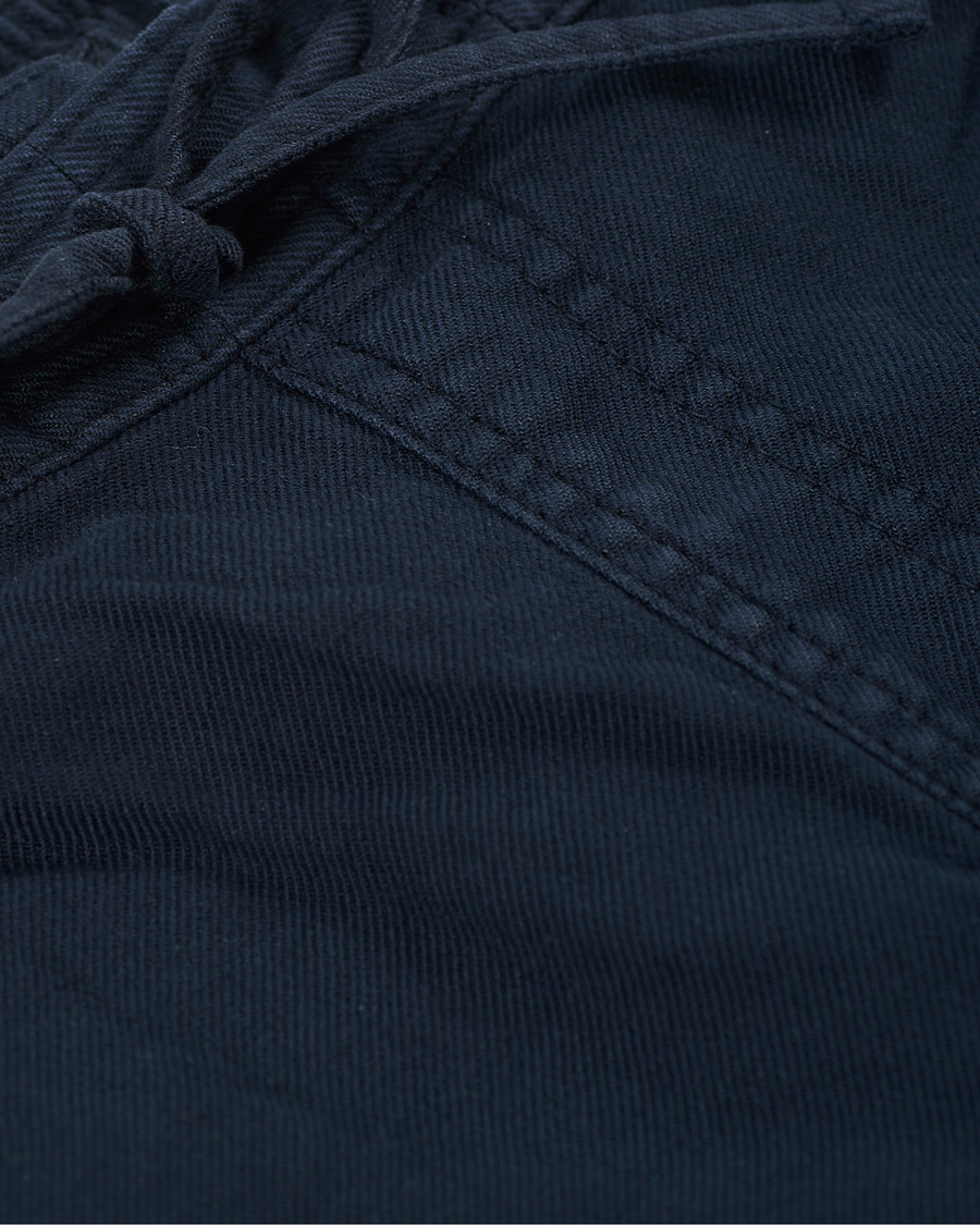 Herr | Shorts | Morris | Winward Linen Drawstring Shorts Blue