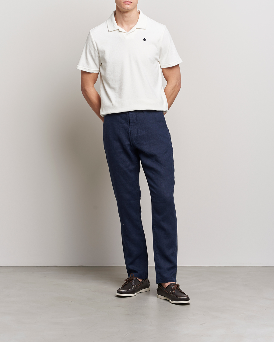 Herr | Pikéer | Morris | Delon Terry Jersey Polo Off White