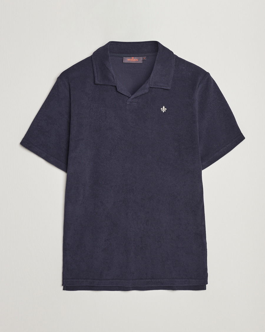 Herr | Pikéer | Morris | Delon Terry Jersey Polo Old Blue