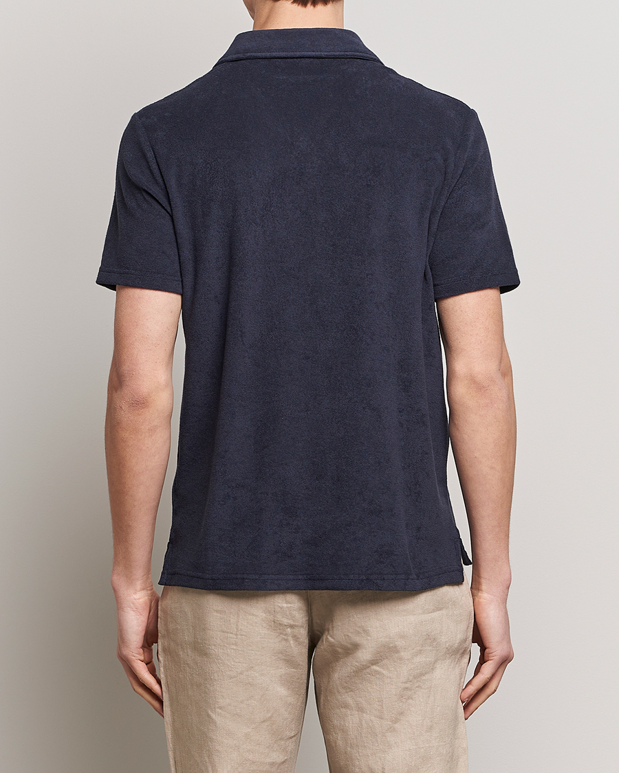 Herr | Pikéer | Morris | Delon Terry Jersey Polo Old Blue