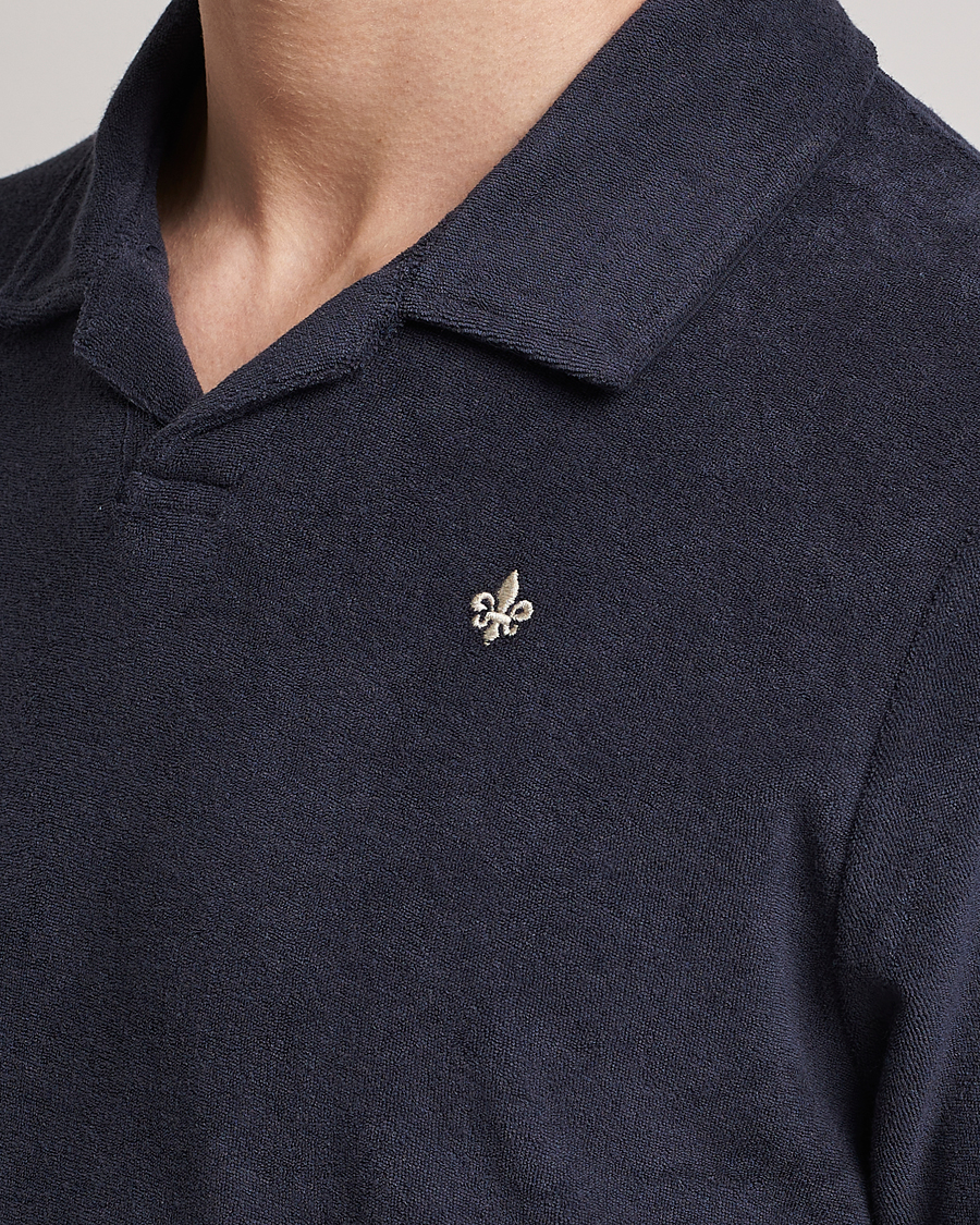 Herr | Pikéer | Morris | Delon Terry Jersey Polo Old Blue