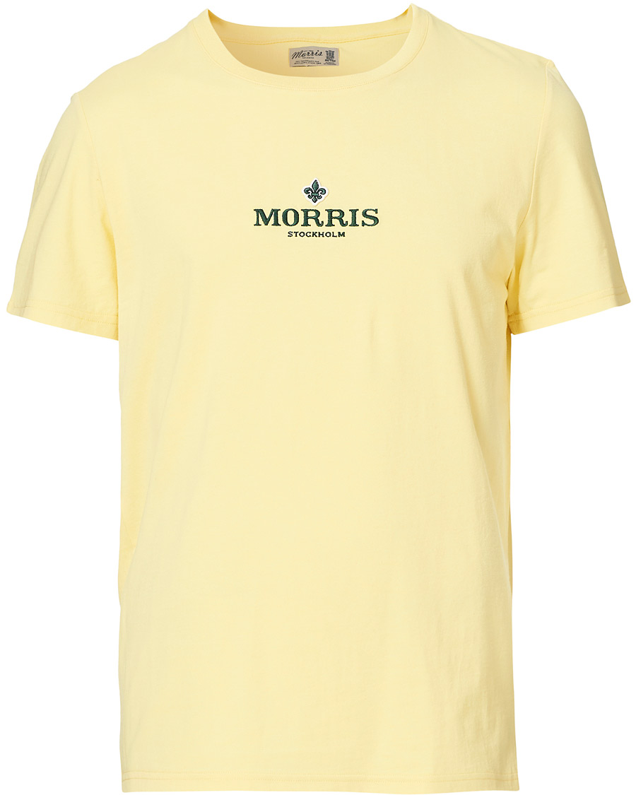 Herr | T-Shirts | Morris | Helton Logo Crew Neck Tee Yellow
