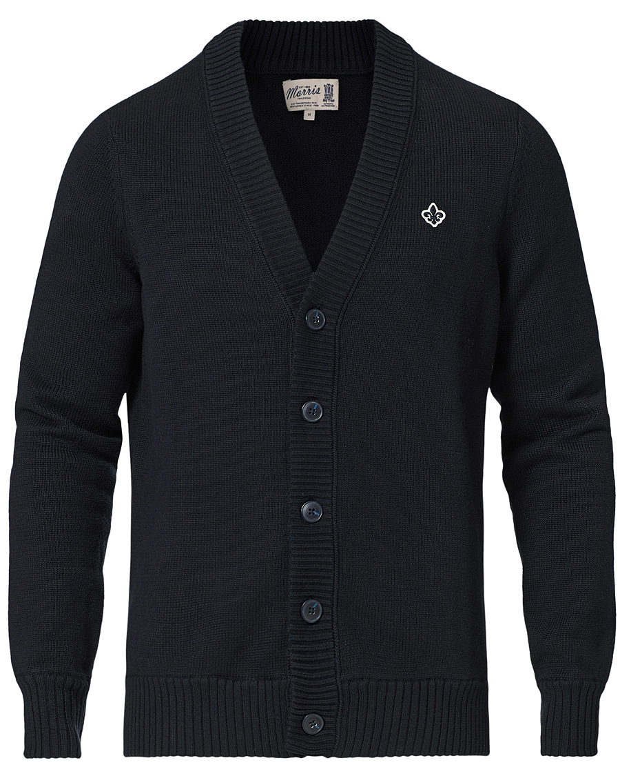 Herr | Tröjor | Morris | Marvell Cardigan Old Blue
