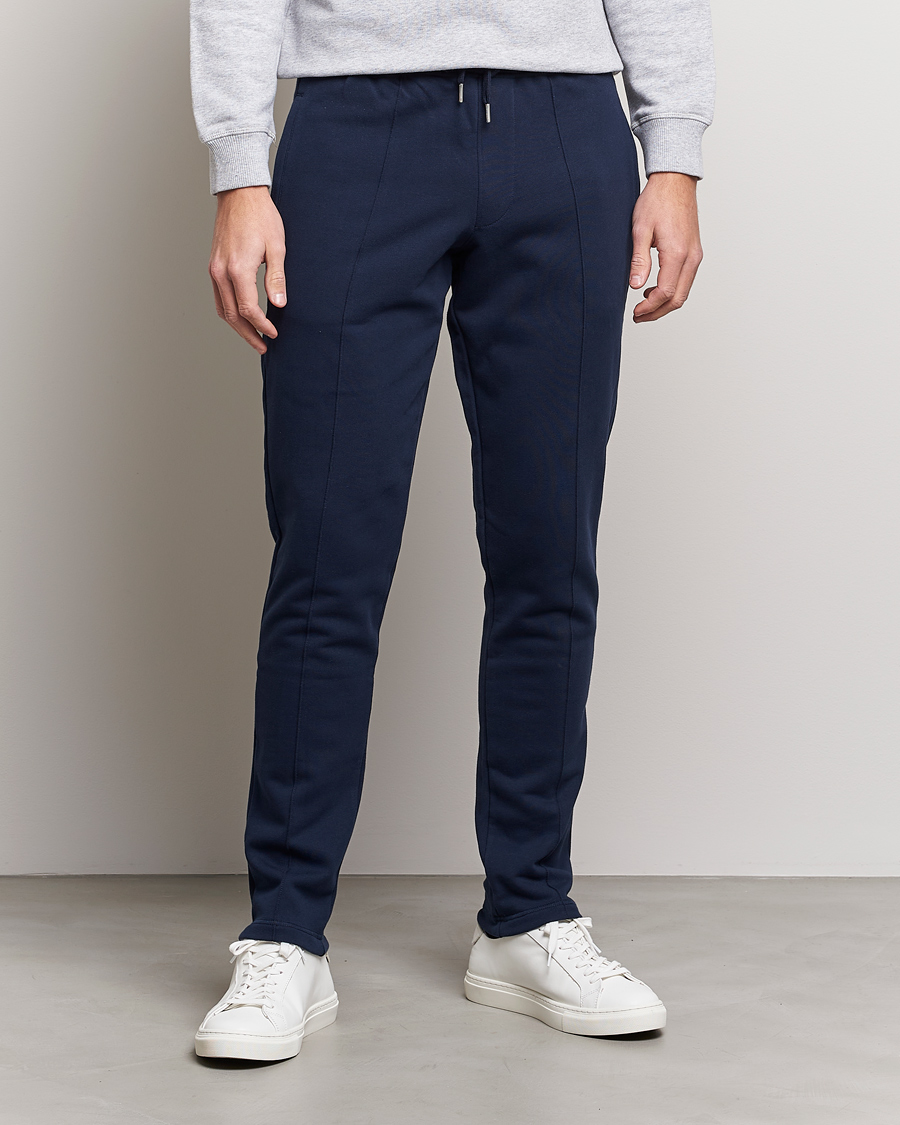 Herr | Business & Beyond | Stenströms | Cotton Jersey Pants Navy