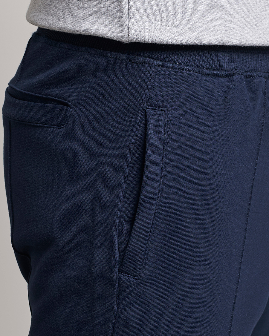 Herr | Byxor | Stenströms | Cotton Jersey Pants Navy