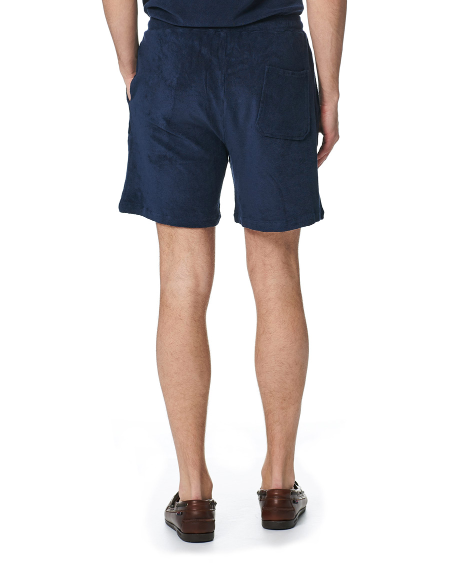 Herr | Shorts | Stenströms | Towelling Cotton Shorts Navy