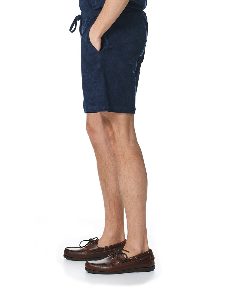 Herr | Shorts | Stenströms | Towelling Cotton Shorts Navy