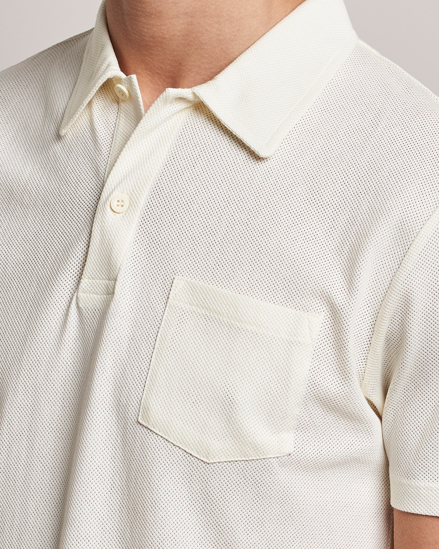 Herr | Pikéer | Sunspel | Riviera Polo Shirt Archive White