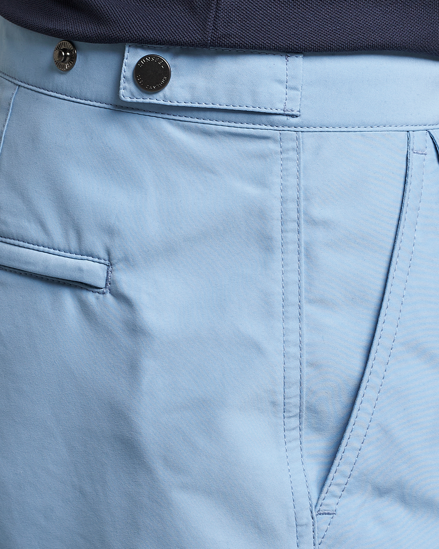 Herr | Badbyxor | Sunspel | Recycled Seaqual Tailored Swim Shorts Light Blue