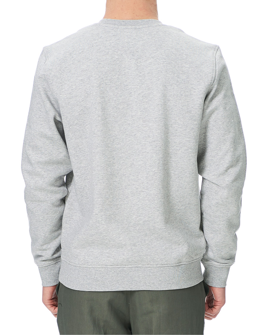 Herr | Tröjor | Lacoste | Crew Neck Sweatshirt Argent Chine