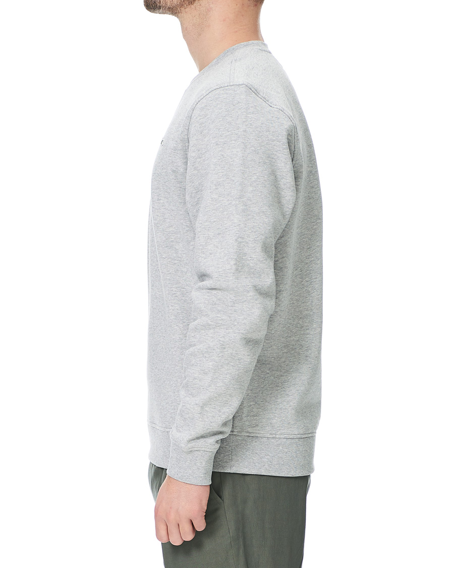 Herr | Tröjor | Lacoste | Crew Neck Sweatshirt Argent Chine