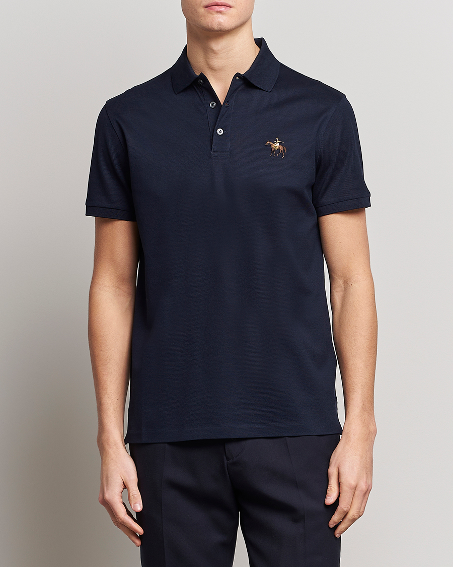 Herr | Kläder | Ralph Lauren Purple Label | Mercerized Cotton Polo Chairman Navy