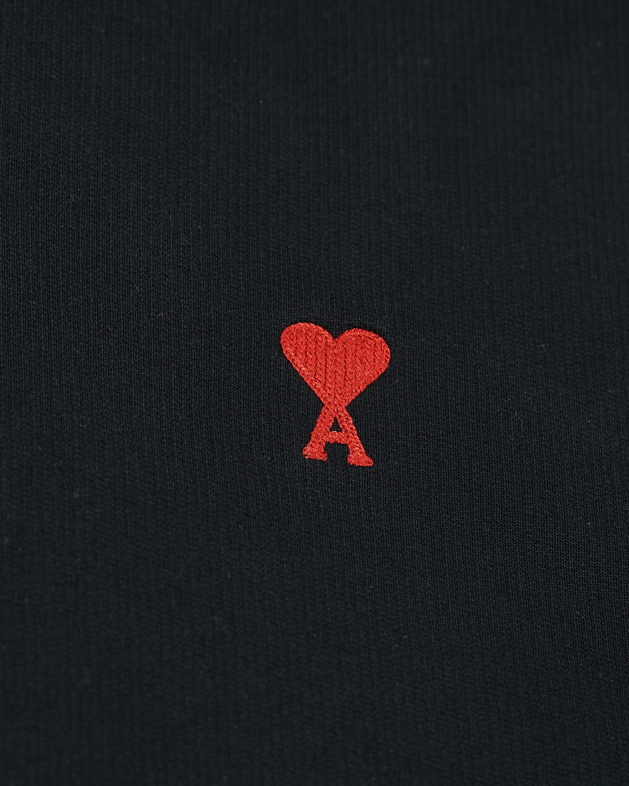 Herr | Tröjor | AMI | Heart Logo Hoodie Black