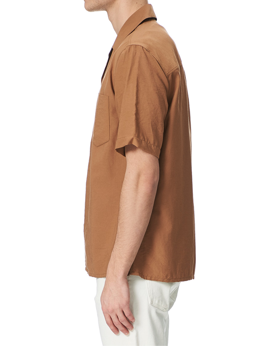 Herr | Skjortor | AMI | Signature Camp Collar Shirt Beige