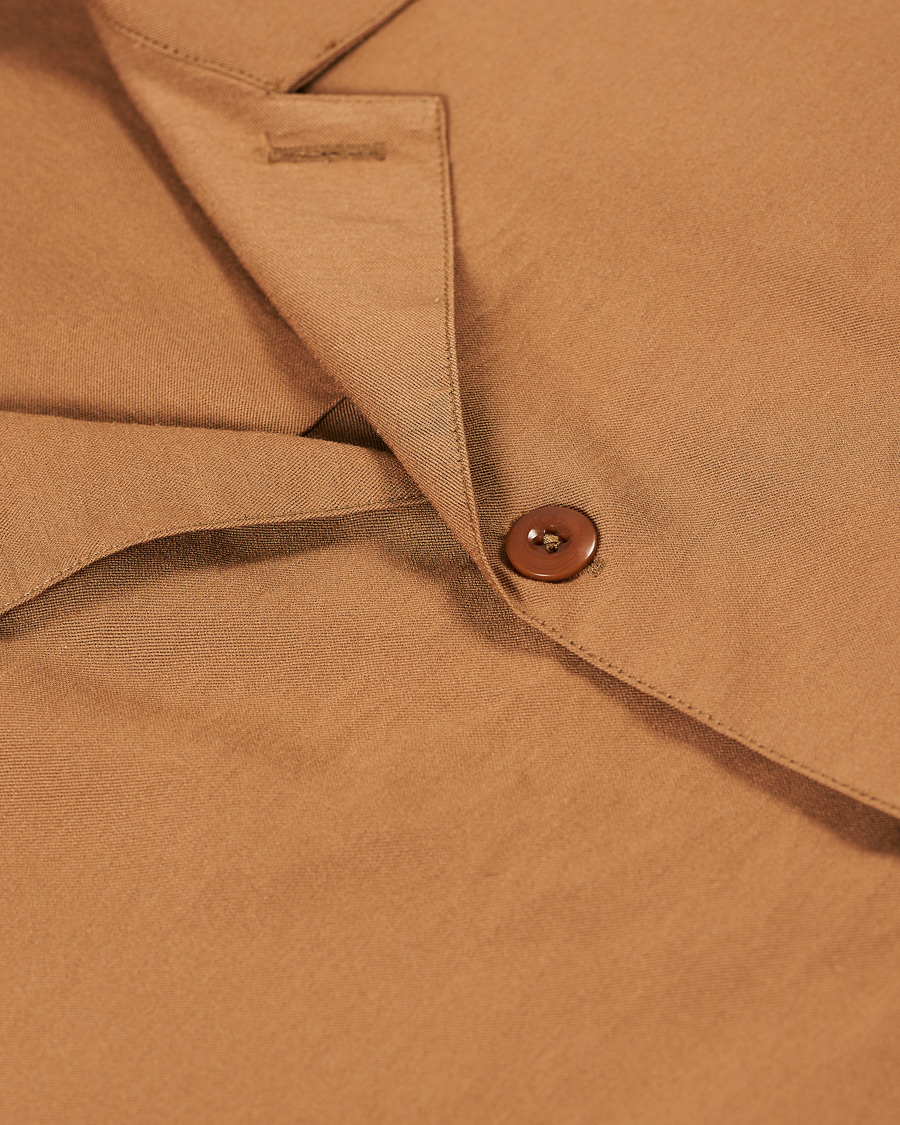 Herr | Skjortor | AMI | Signature Camp Collar Shirt Beige