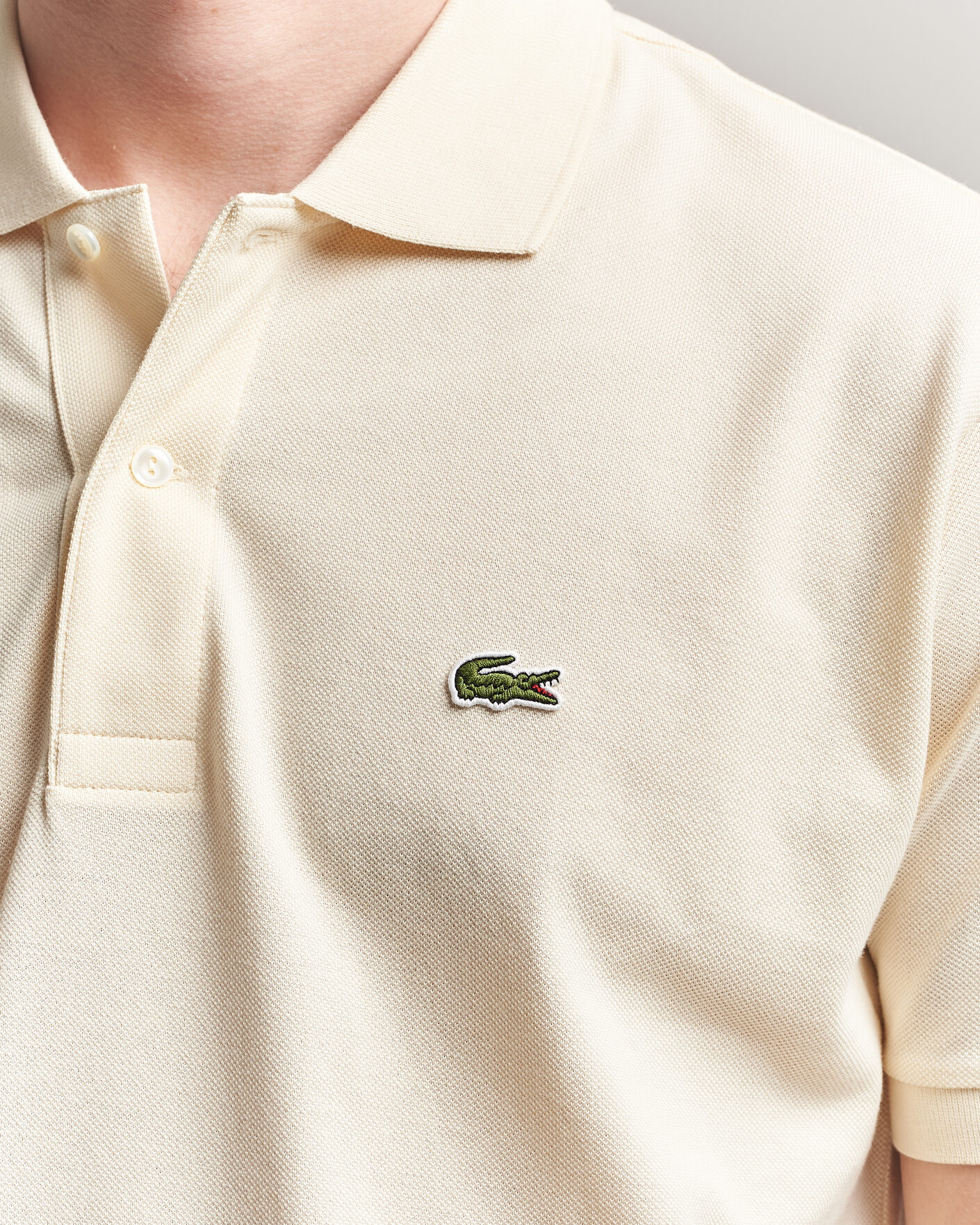 Herr | Pikéer | Lacoste | Original Polo Piké Light Natural
