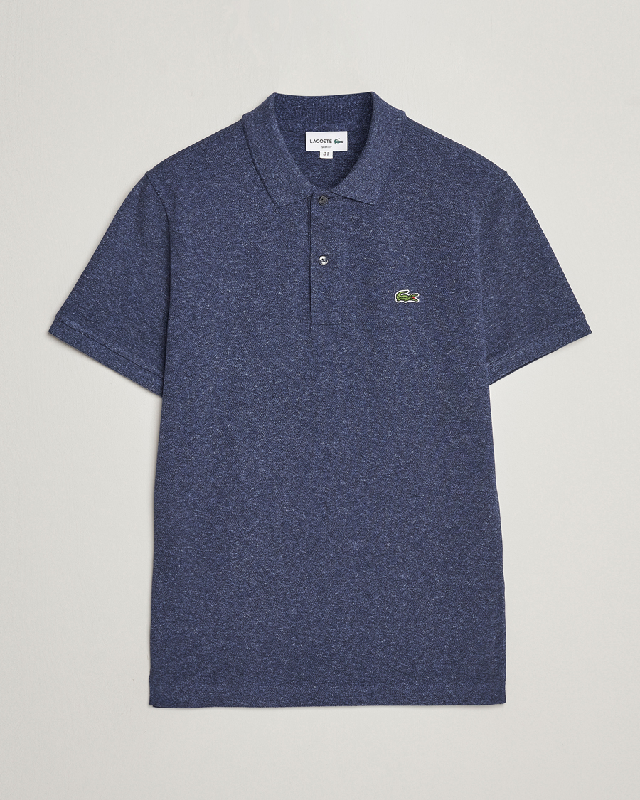 Herr | Pikéer | Lacoste | Slim Fit Polo Piké Heather Nebula