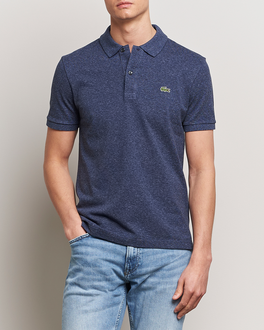 Herr | Kortärmade pikéer | Lacoste | Slim Fit Polo Piké Heather Nebula