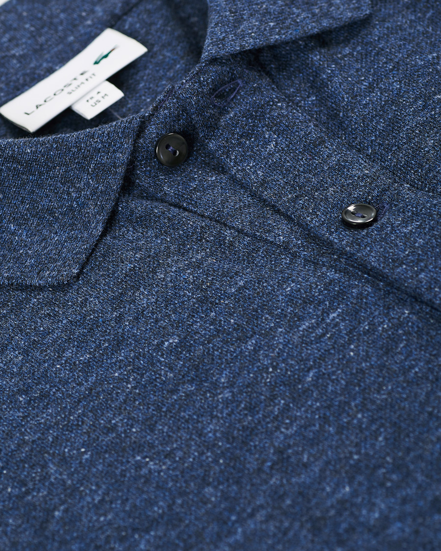 Herr | Pikéer | Lacoste | Slim Fit Polo Piké Heather Nebula