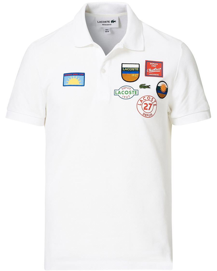 Herr | Pikéer | Lacoste | Original Patch Polo Piké White