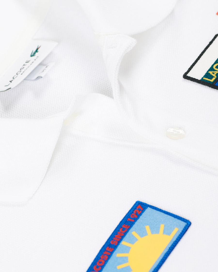 Herr | Pikéer | Lacoste | Original Patch Polo Piké White