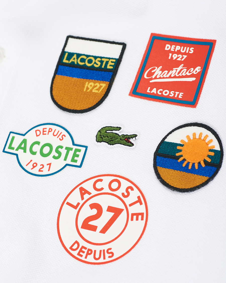 Herr | Pikéer | Lacoste | Original Patch Polo Piké White