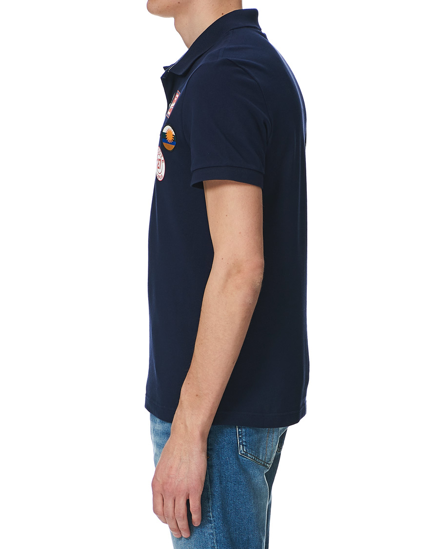 Herr | Pikéer | Lacoste | Original Patch Polo Piké Navy Blue