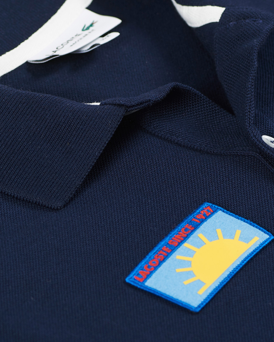 Herr | Pikéer | Lacoste | Original Patch Polo Piké Navy Blue