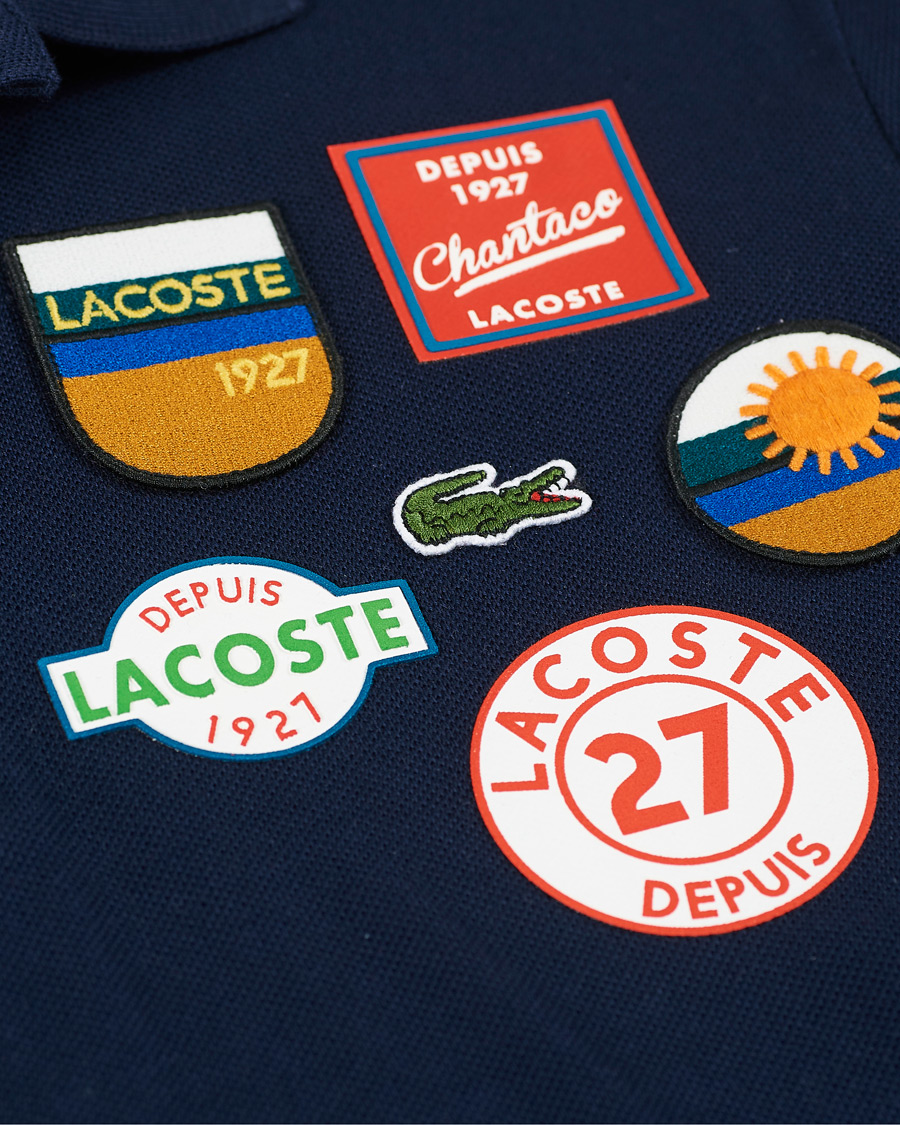 Herr | Pikéer | Lacoste | Original Patch Polo Piké Navy Blue