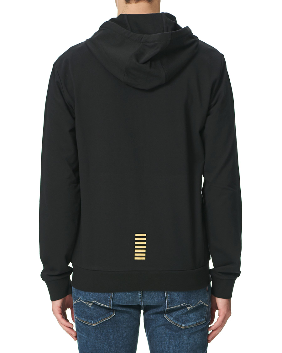 Herr | Tröjor | EA7 | Train Core Full Zip Hoodie Black/Gold