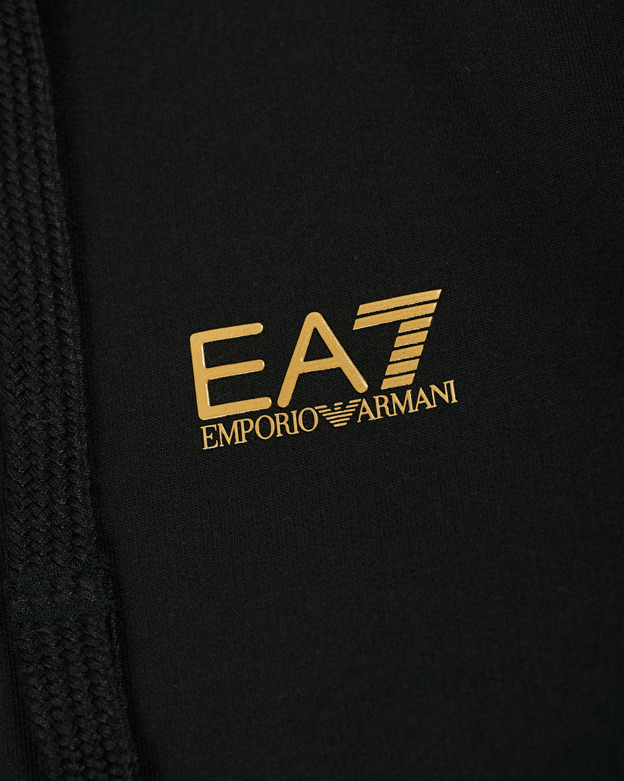 Herr | Tröjor | EA7 | Train Core Full Zip Hoodie Black/Gold