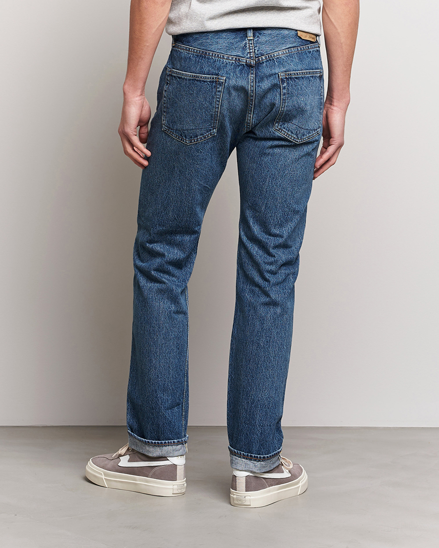 Herr | Byxor | orSlow | Tapered Fit 107 Selvedge Jeans 2 Year Wash
