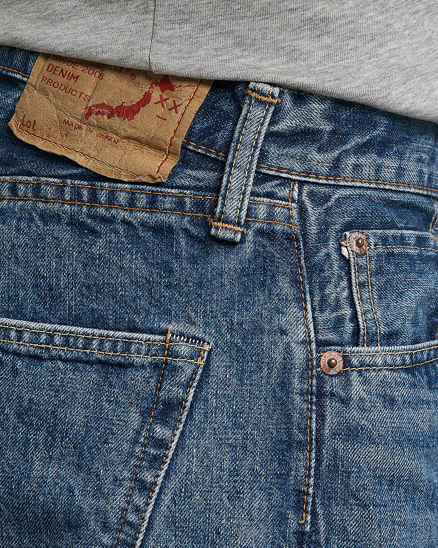 Herr | Byxor | orSlow | Tapered Fit 107 Selvedge Jeans 2 Year Wash
