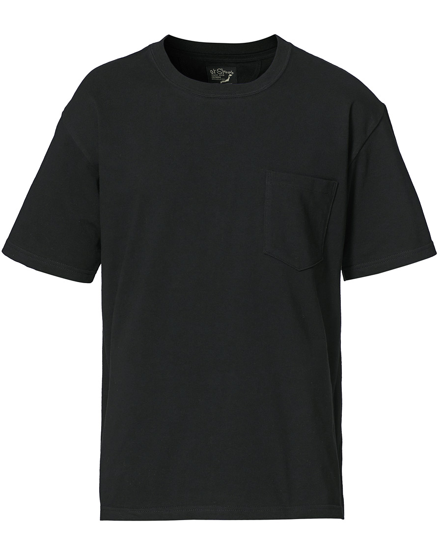 Herr | T-Shirts | orSlow | Military Pocket Tee Black