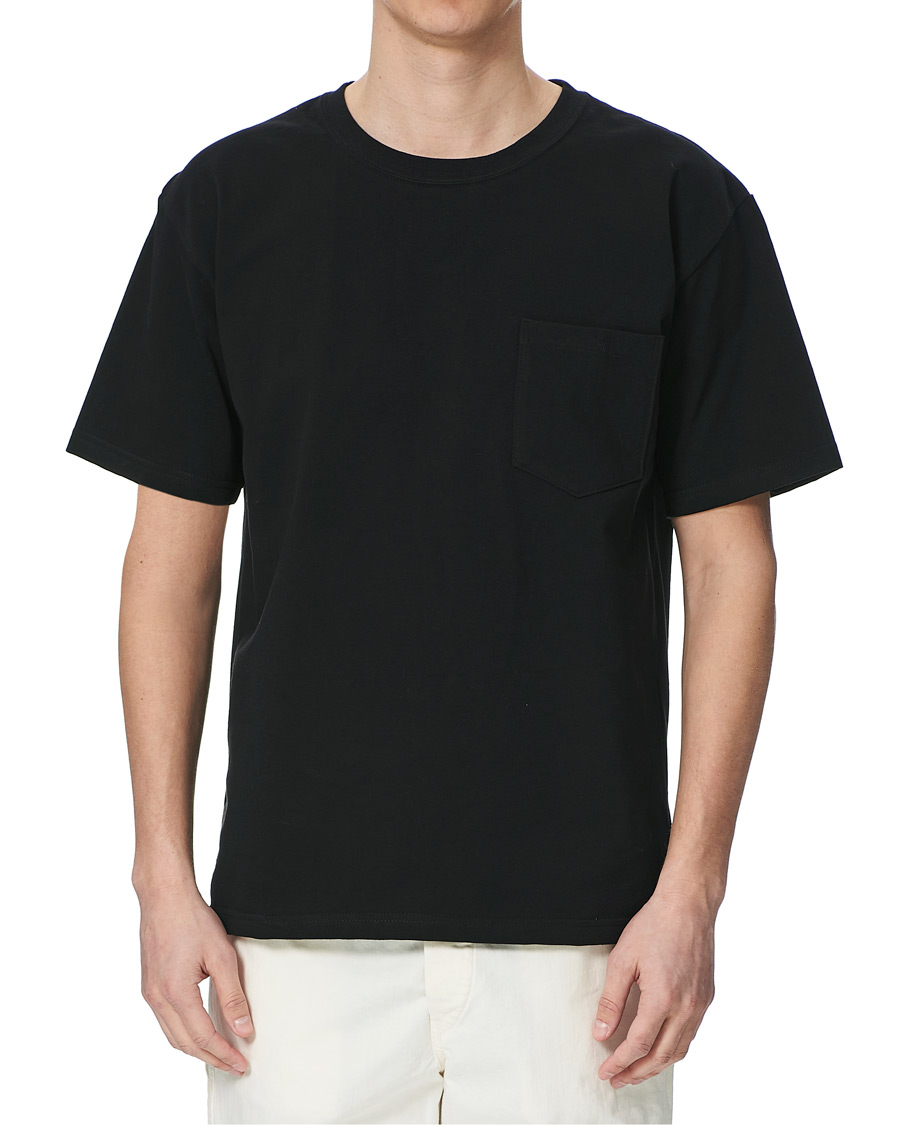 Herr | T-Shirts | orSlow | Military Pocket Tee Black