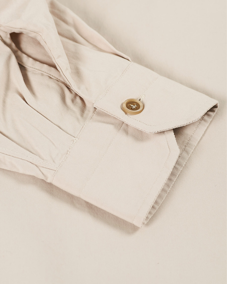 Herr | Skjortor | Finamore Napoli | Clark Overshirt Latte