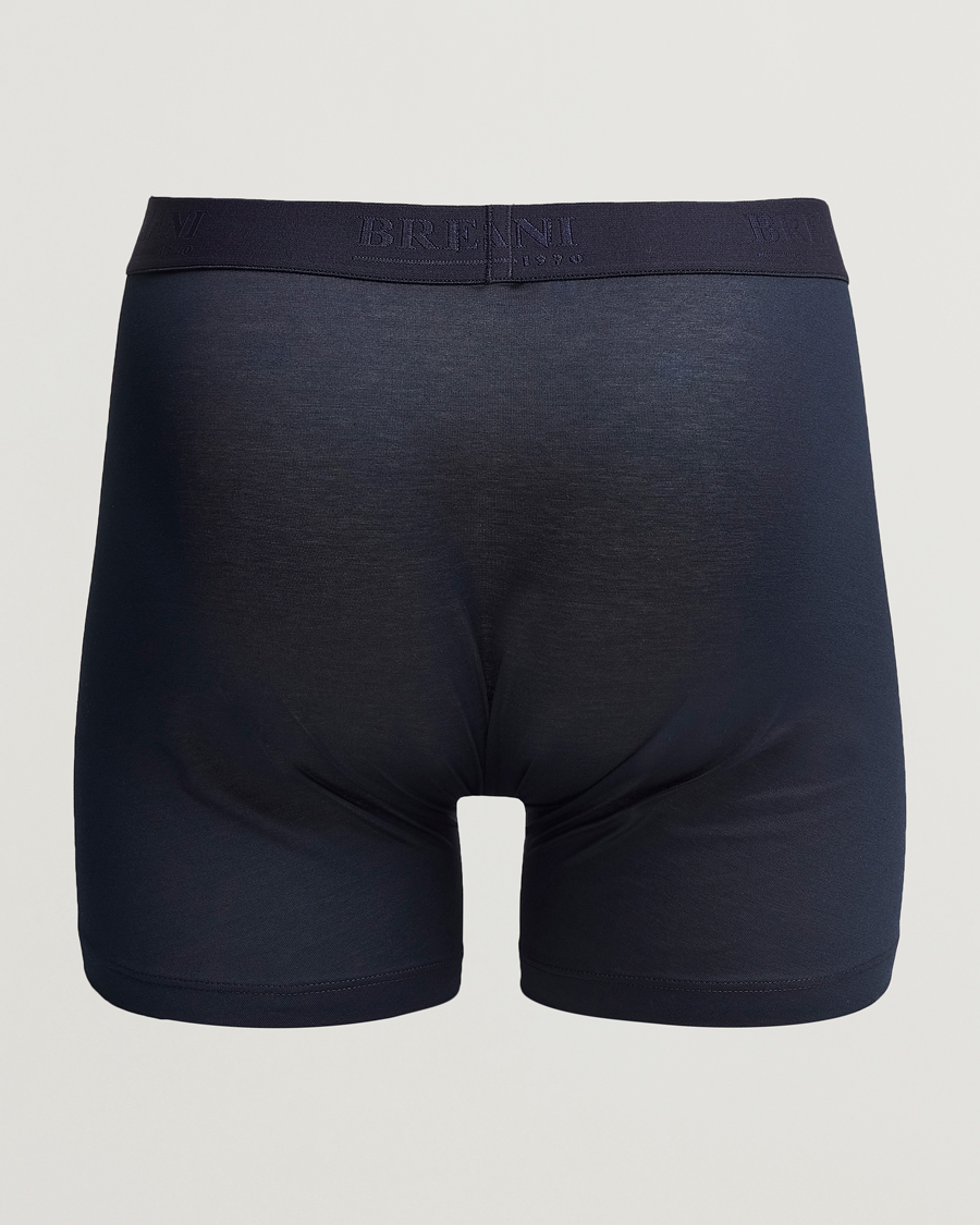 Men |  | Bresciani | Cotton Boxer Trunk Navy