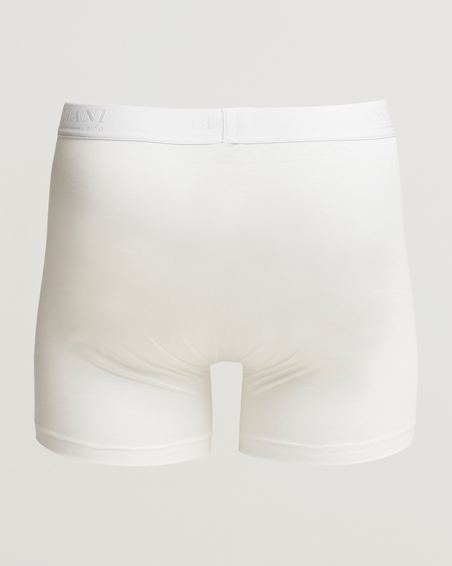 Herre | Trunks | Bresciani | Cotton Boxer Trunk White