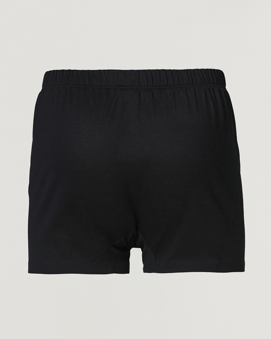 Herr | Kalsonger | Bresciani | Cotton Boxer Brief Black