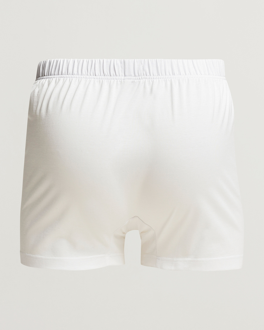 Herr | Kalsonger | Bresciani | Cotton Boxer Brief White