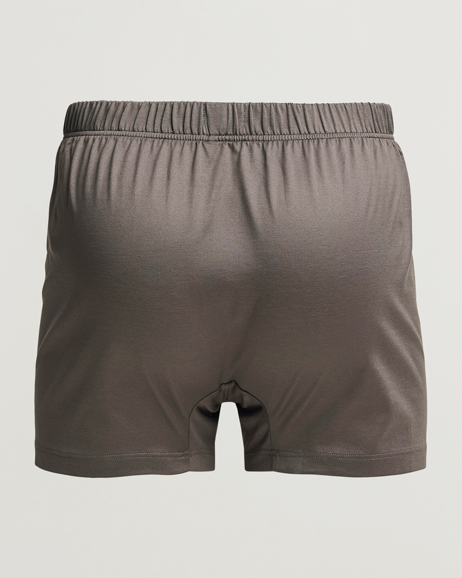 Herr | Kalsonger | Bresciani | Cotton Boxer Brief Grey