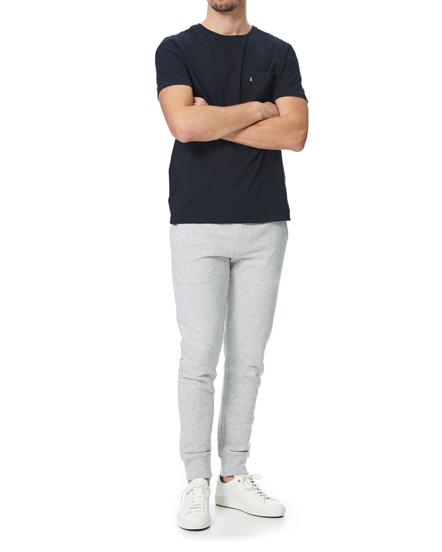 Herr | Byxor | Lexington | Ivan Sweatpants Light Grey Melange