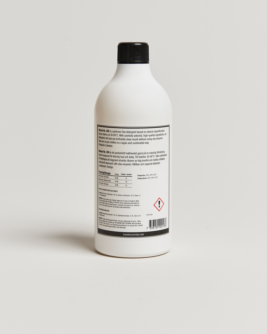 Herr | Tvättmedel och Tvättspray | Laundry Society | Natural Wash No. 200 750ml