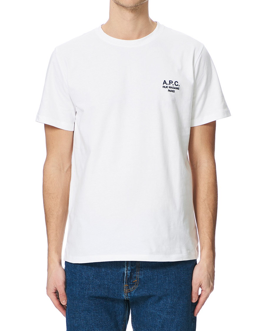 Herr | T-Shirts | A.P.C. | Raymond Short Sleeve Tee White