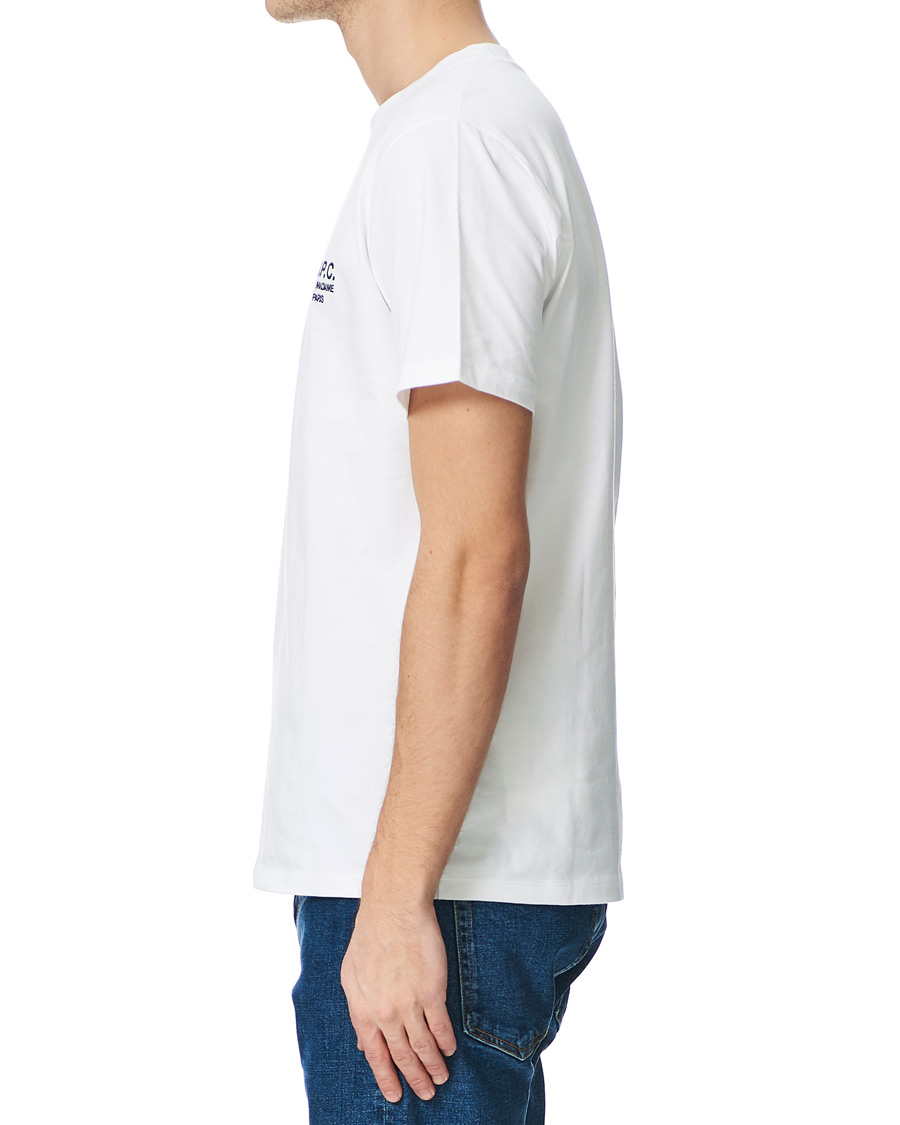 Herr | T-Shirts | A.P.C. | Raymond Short Sleeve Tee White