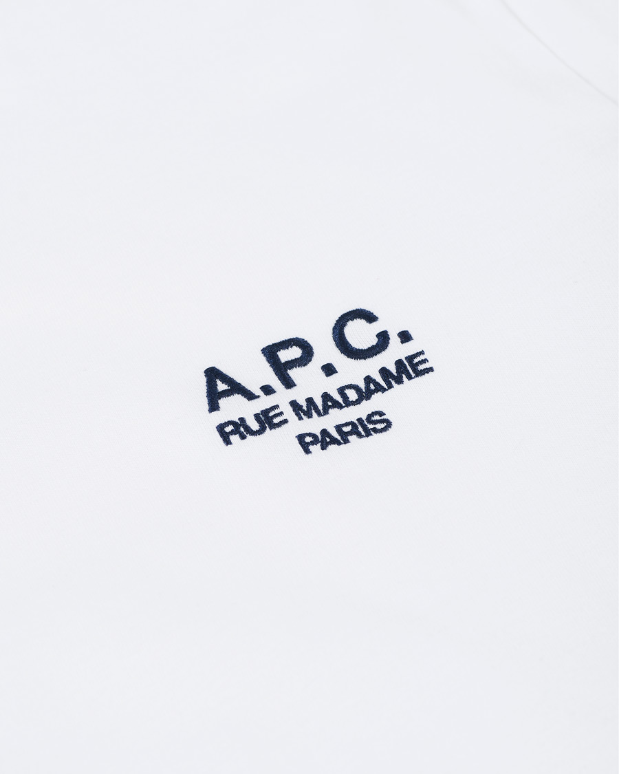 Herr | T-Shirts | A.P.C. | Raymond Short Sleeve Tee White